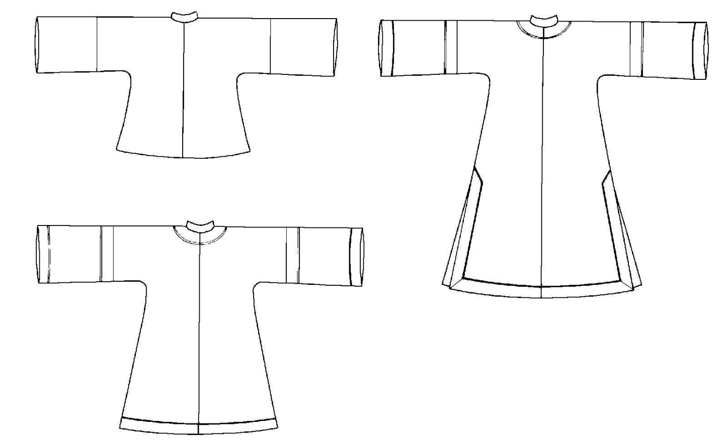 114 Chinese Jacket Sewing Pattern