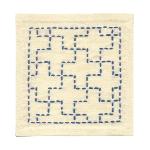 2 Coaster Sashiko Set