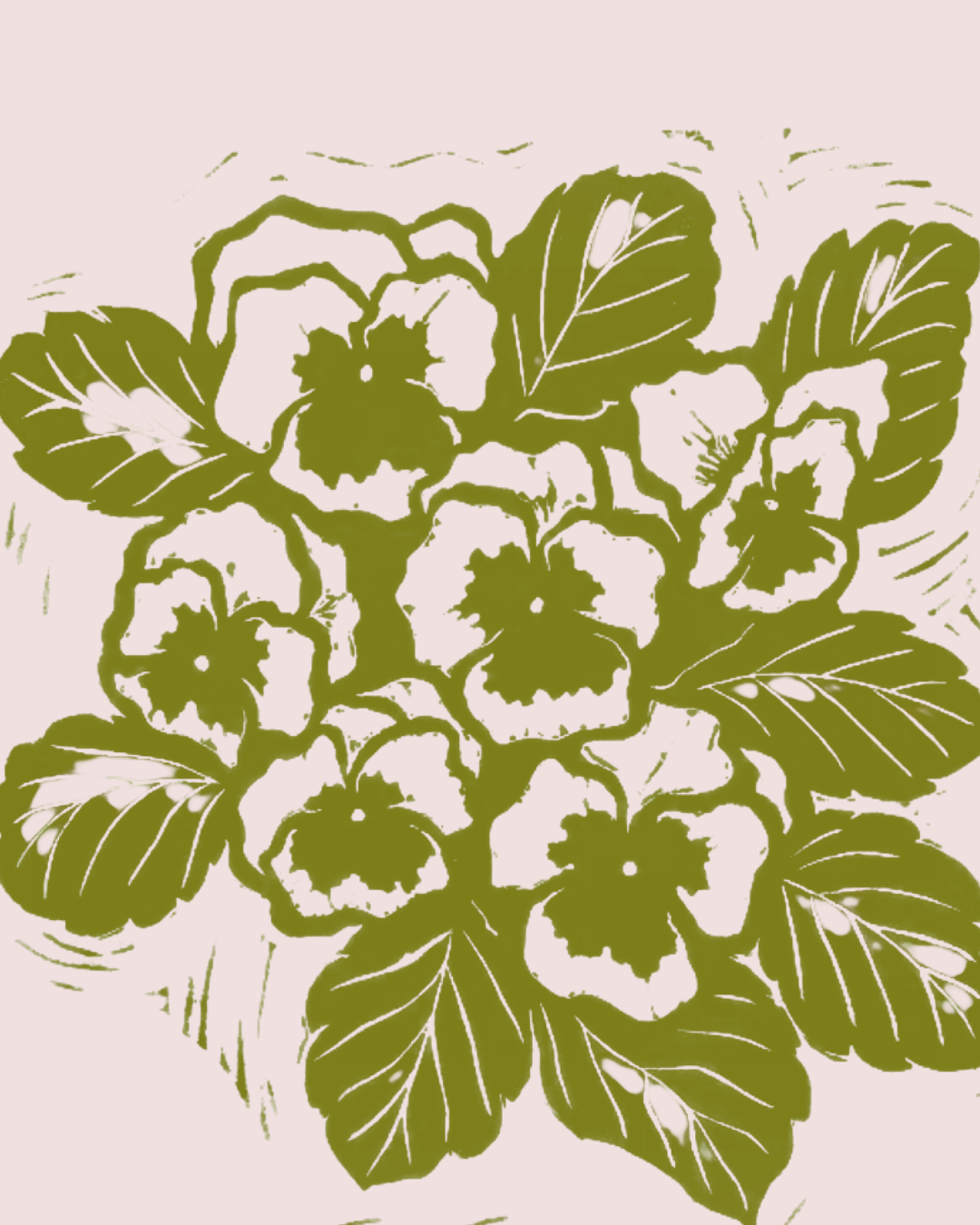 Hanky Code in Bloom: Linocut Printing & Hand Stitching on Matka Silk