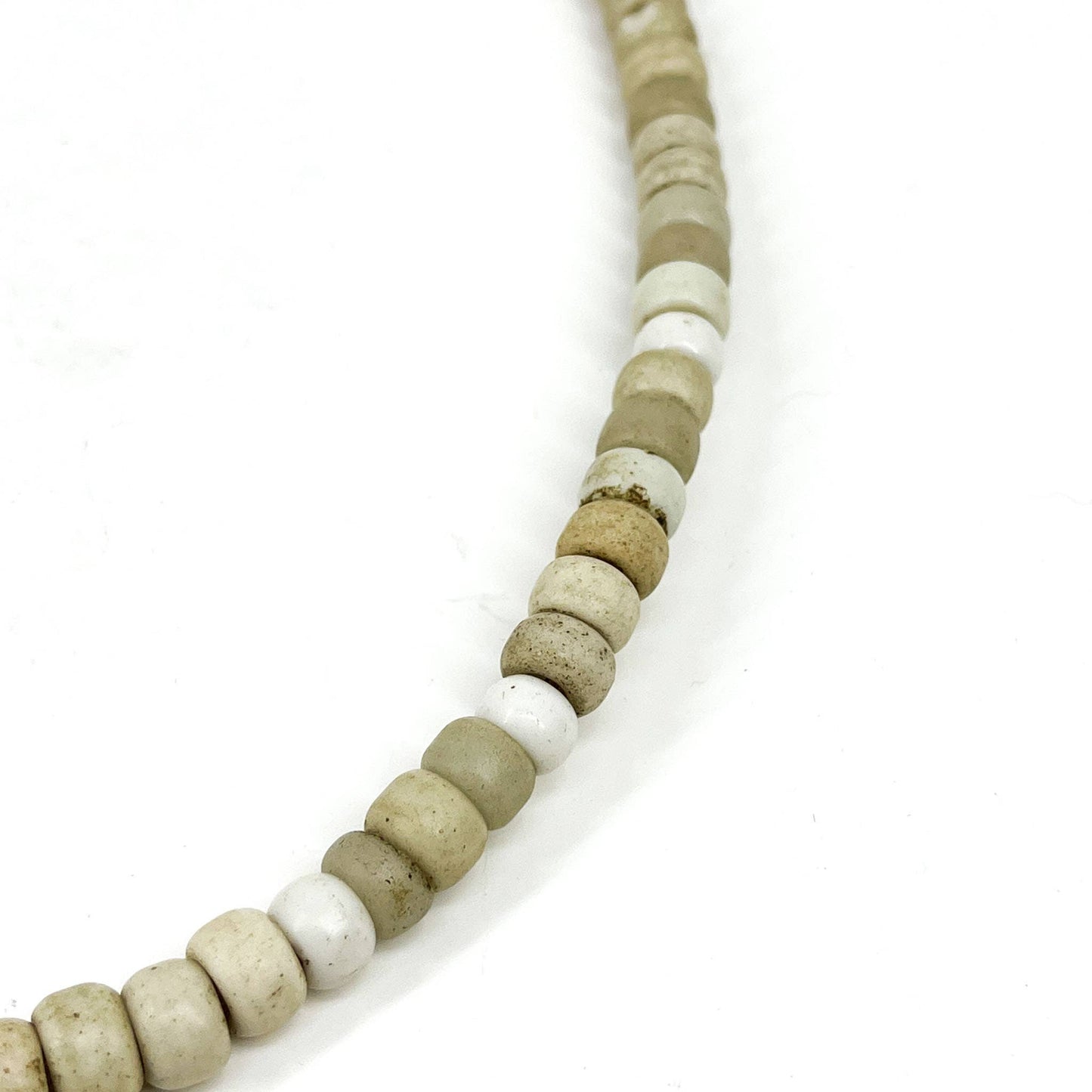 White Padre Bohemian Trade Beads