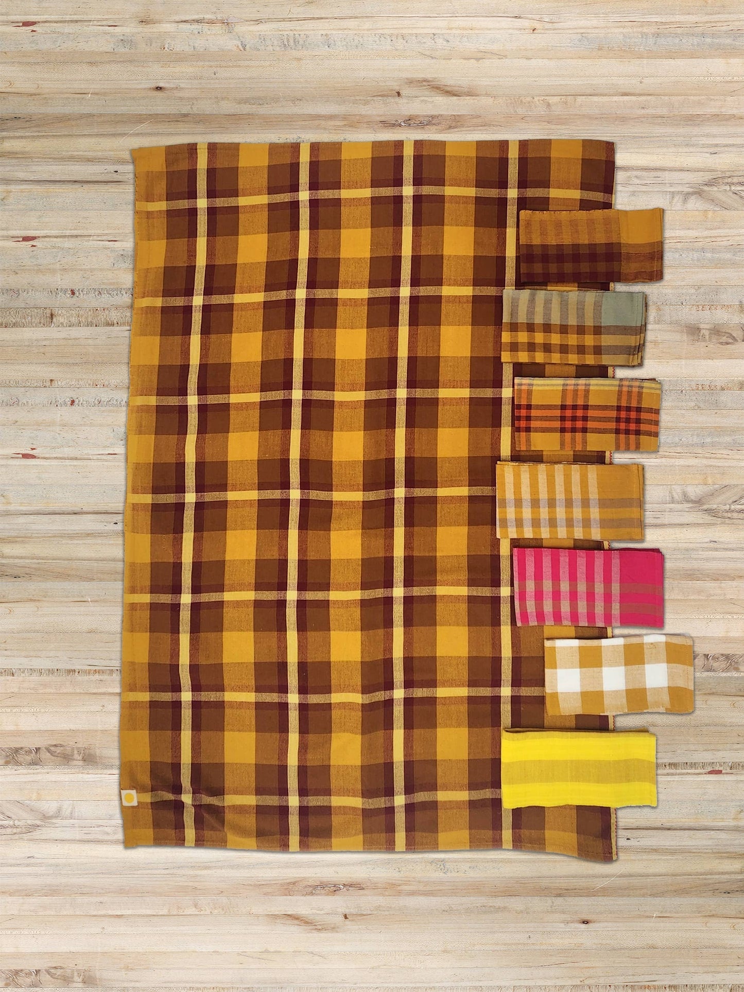 Bonnie Plaid Tablecloth - Harvest