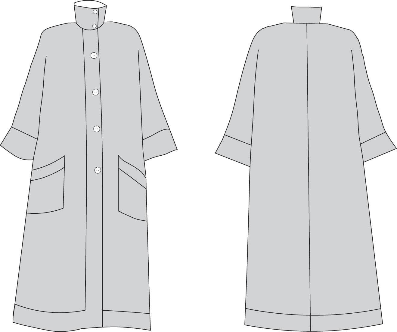 Basics Overcoat Sewing Pattern