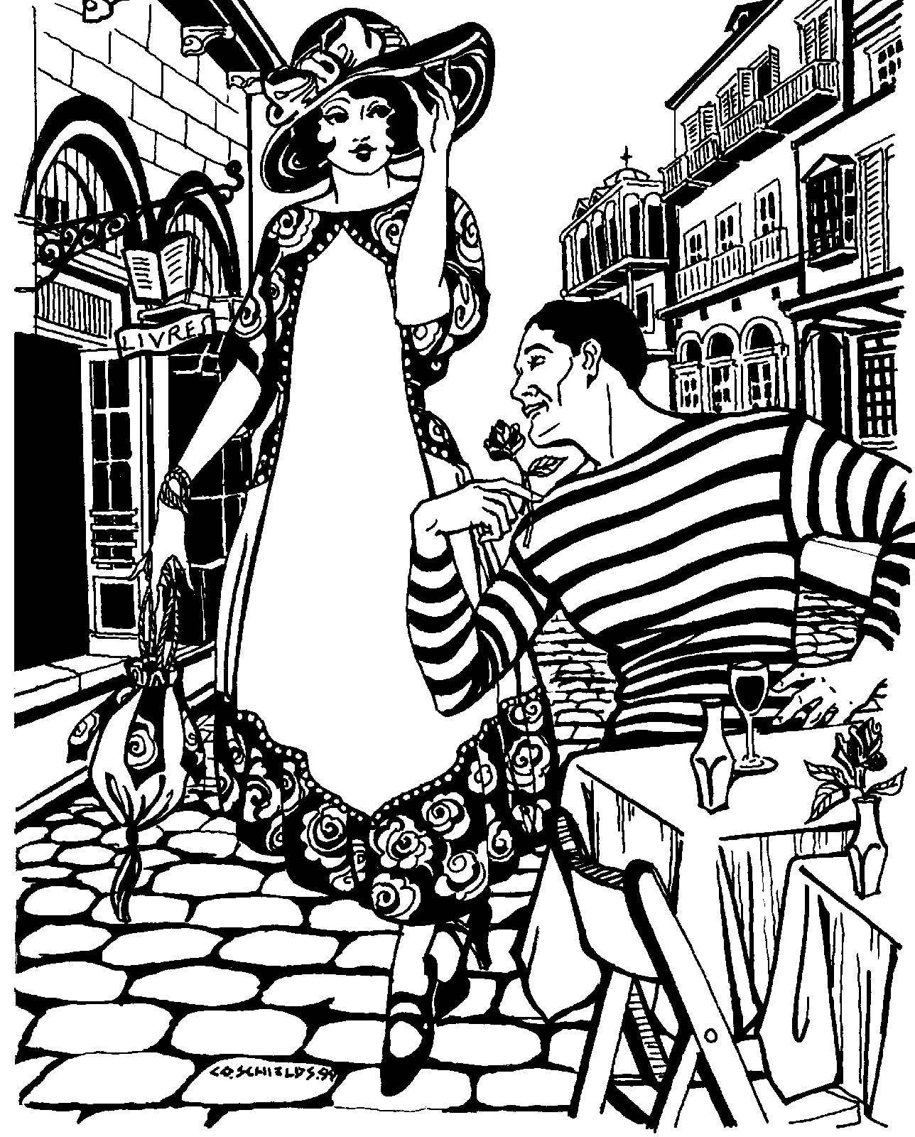 261 Paris Promenade Dress - Sewing Pattern
