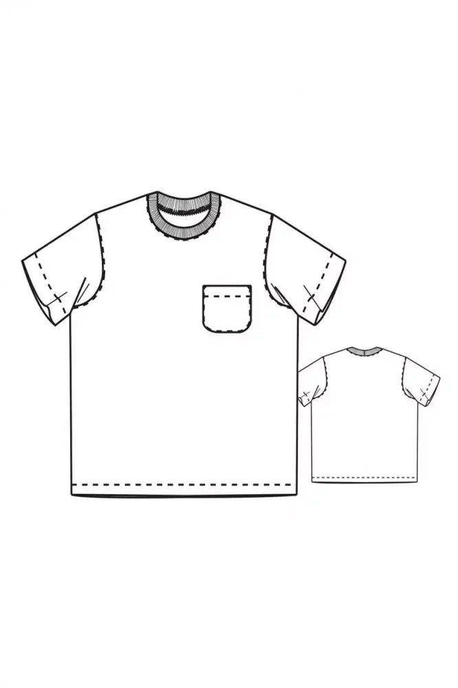 The Tee Shirt Sewing Pattern 36-46