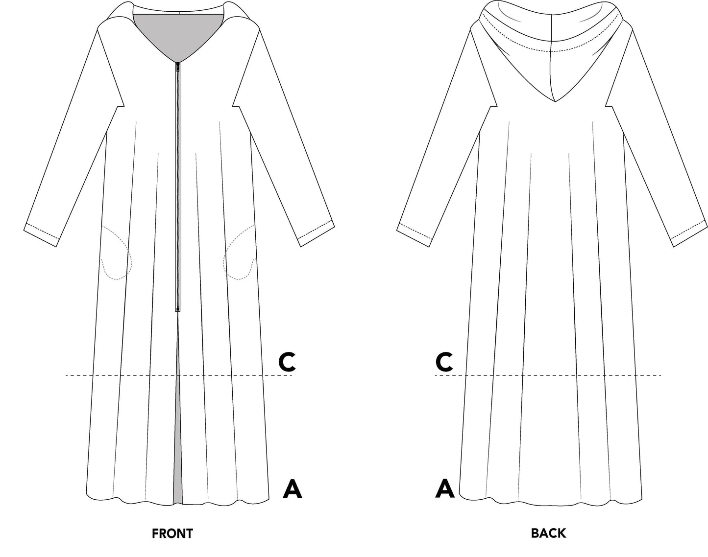 157 Moroccan Djellaba Sewing Pattern