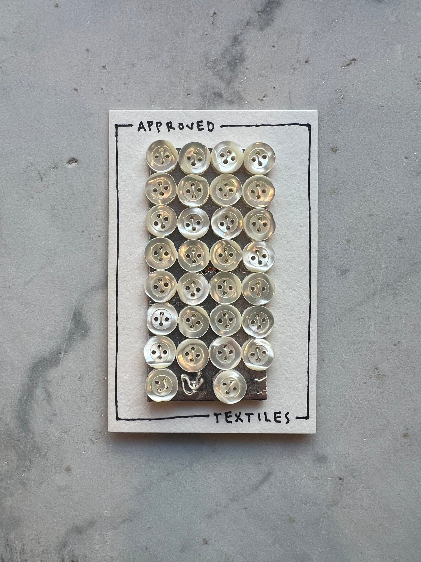 Mother of Pearl Shirt Buttons