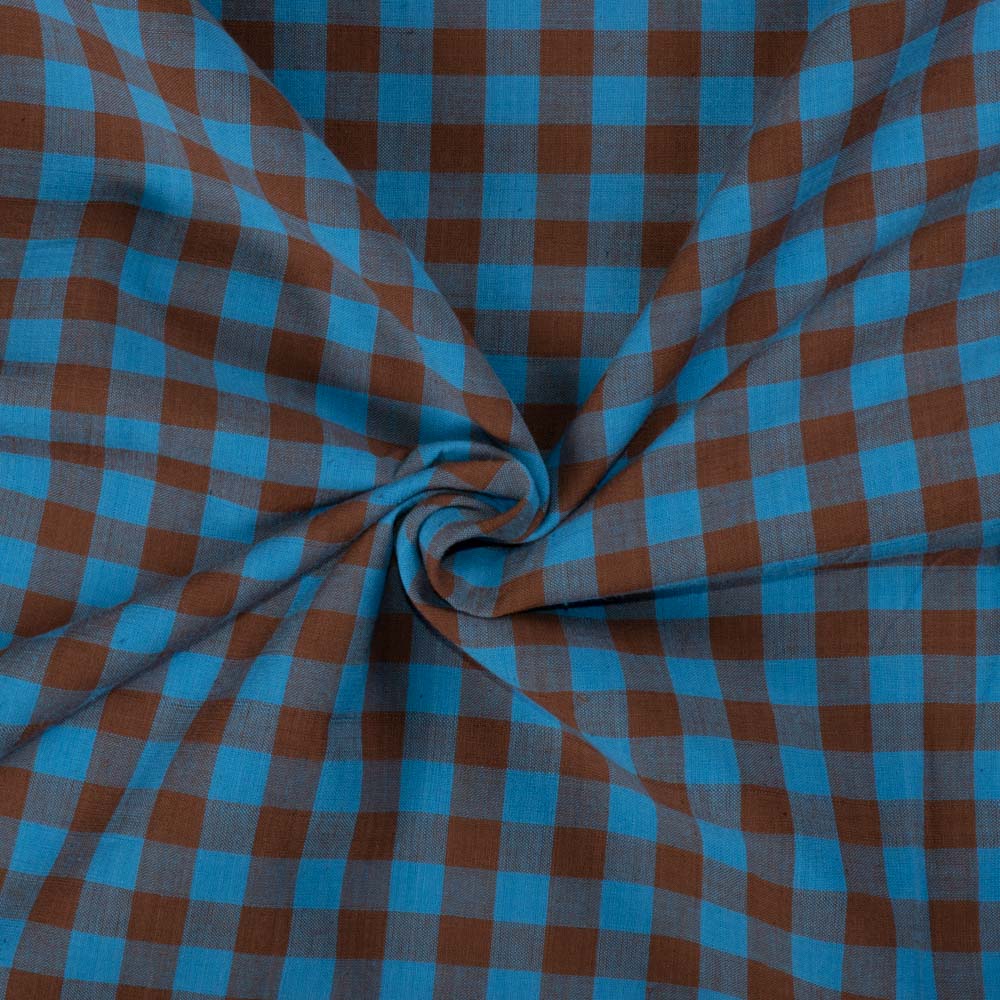 Earth and Sky cotton check