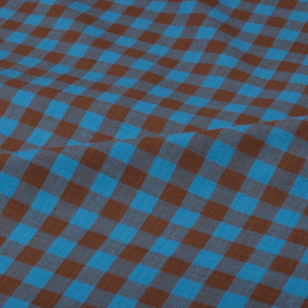 Earth and Sky cotton check