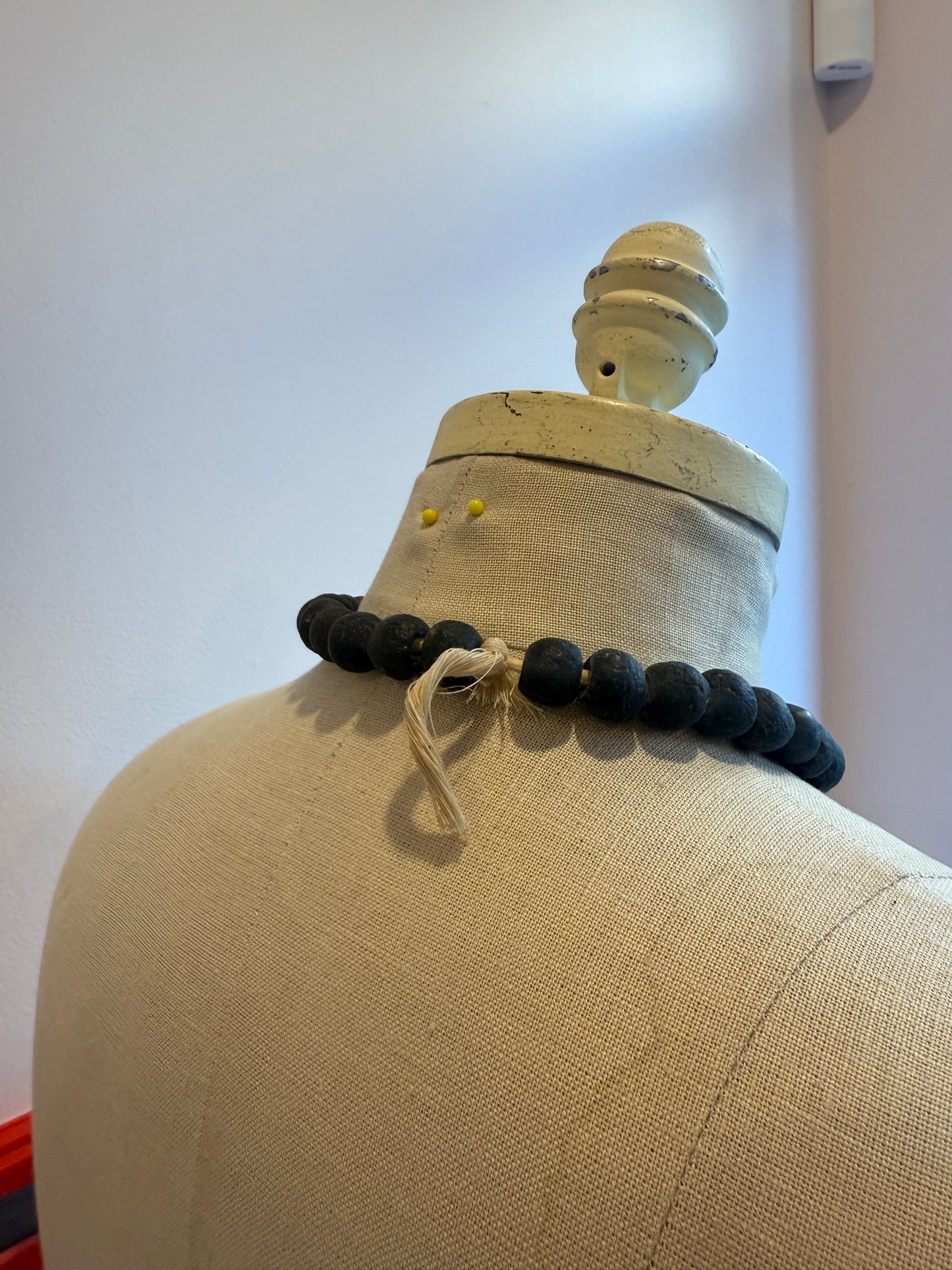 Medium Black Glass Beads