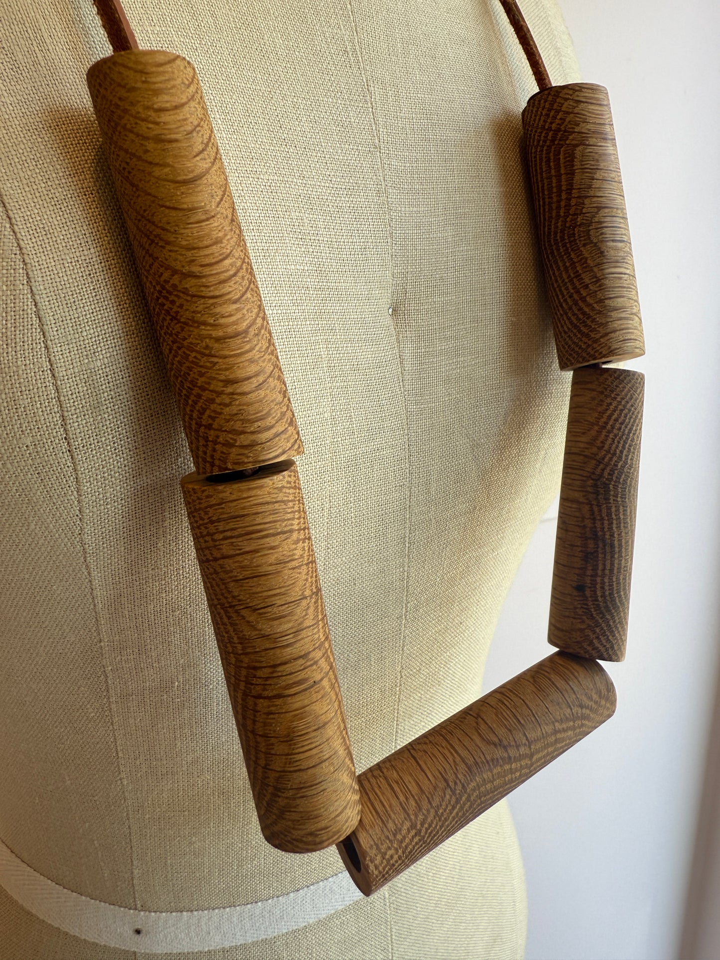 Oak Bead Necklace