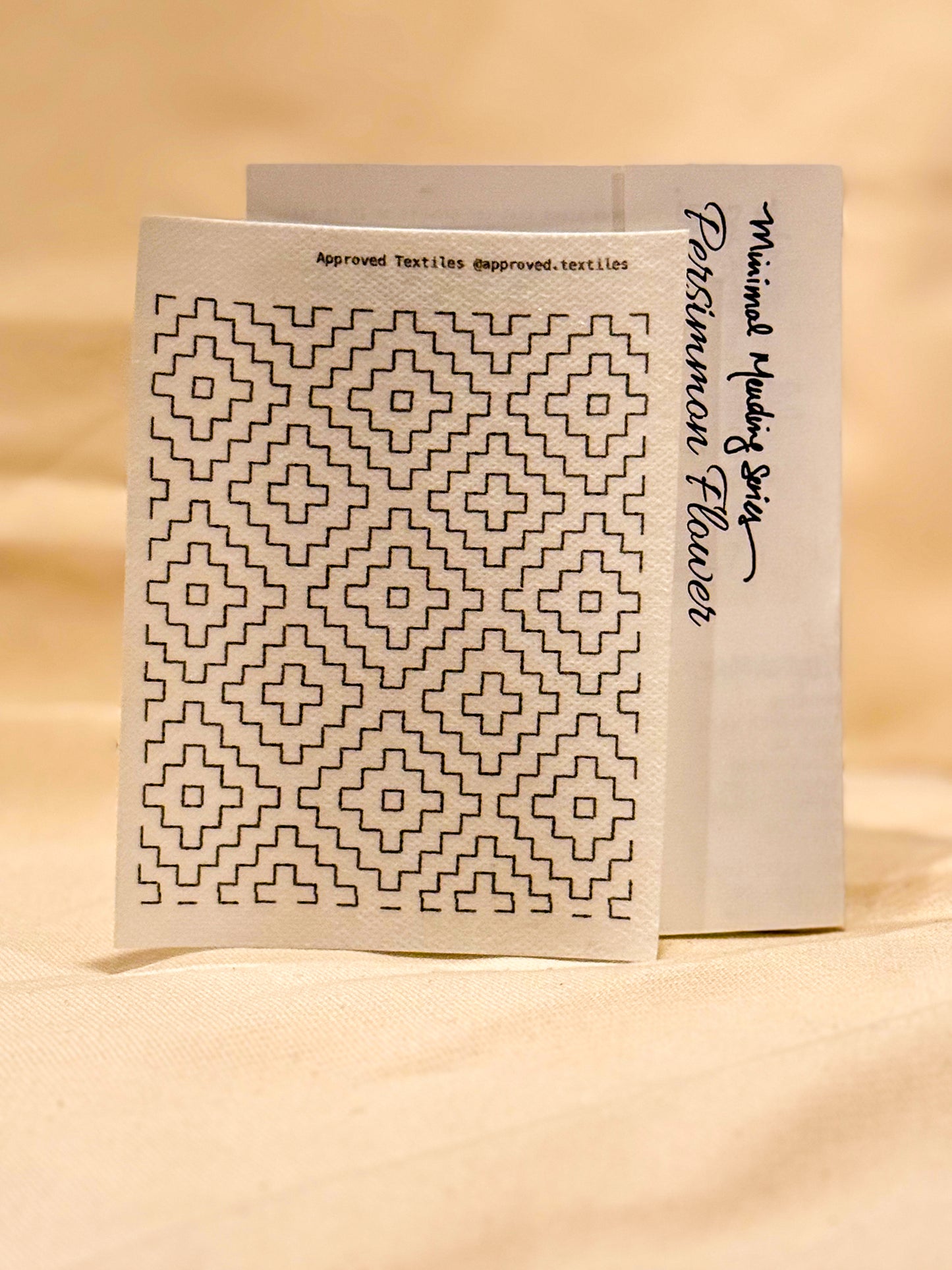 Persimmon Flower . Minimal Mending Series