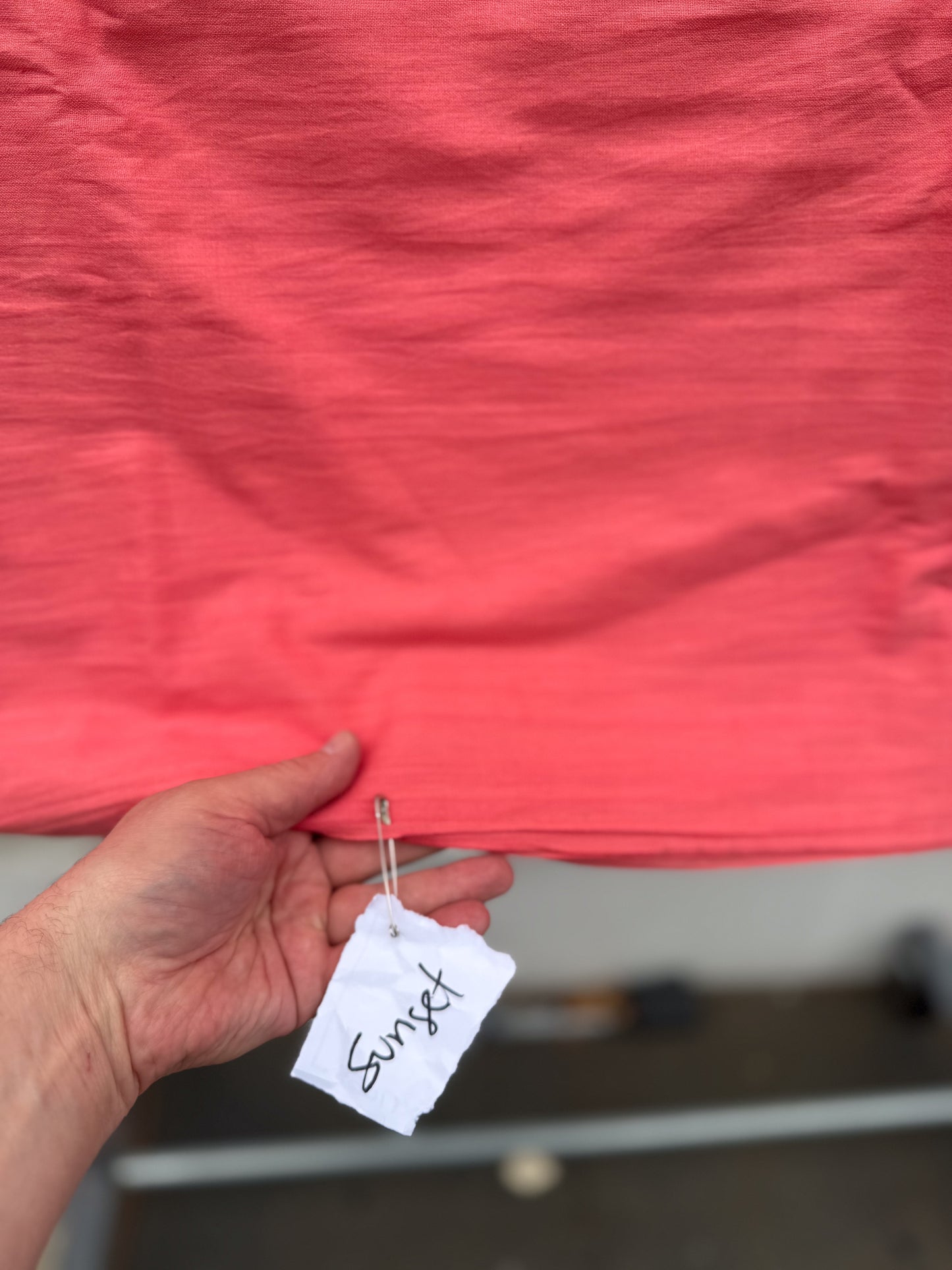 Sunset - Handloom woven, cotton fabric