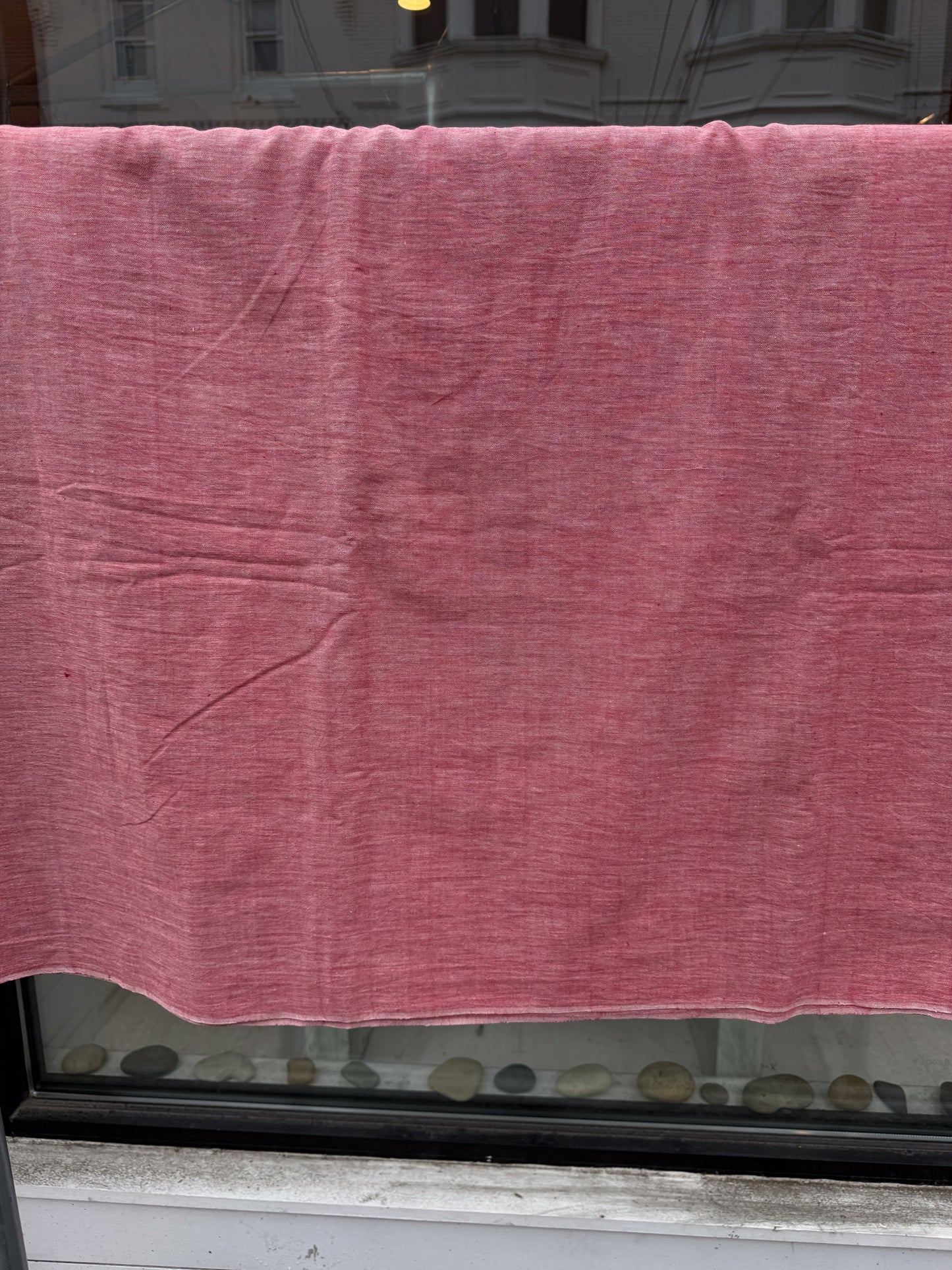 Cherry - Handloom woven, cotton fabric