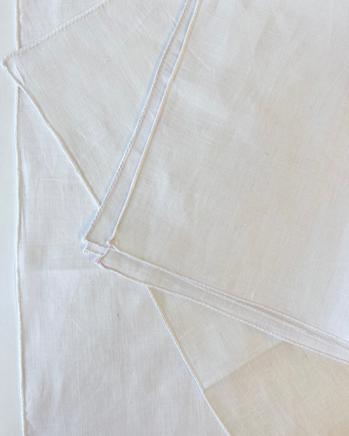 undyed cotton and linen bandana blanks