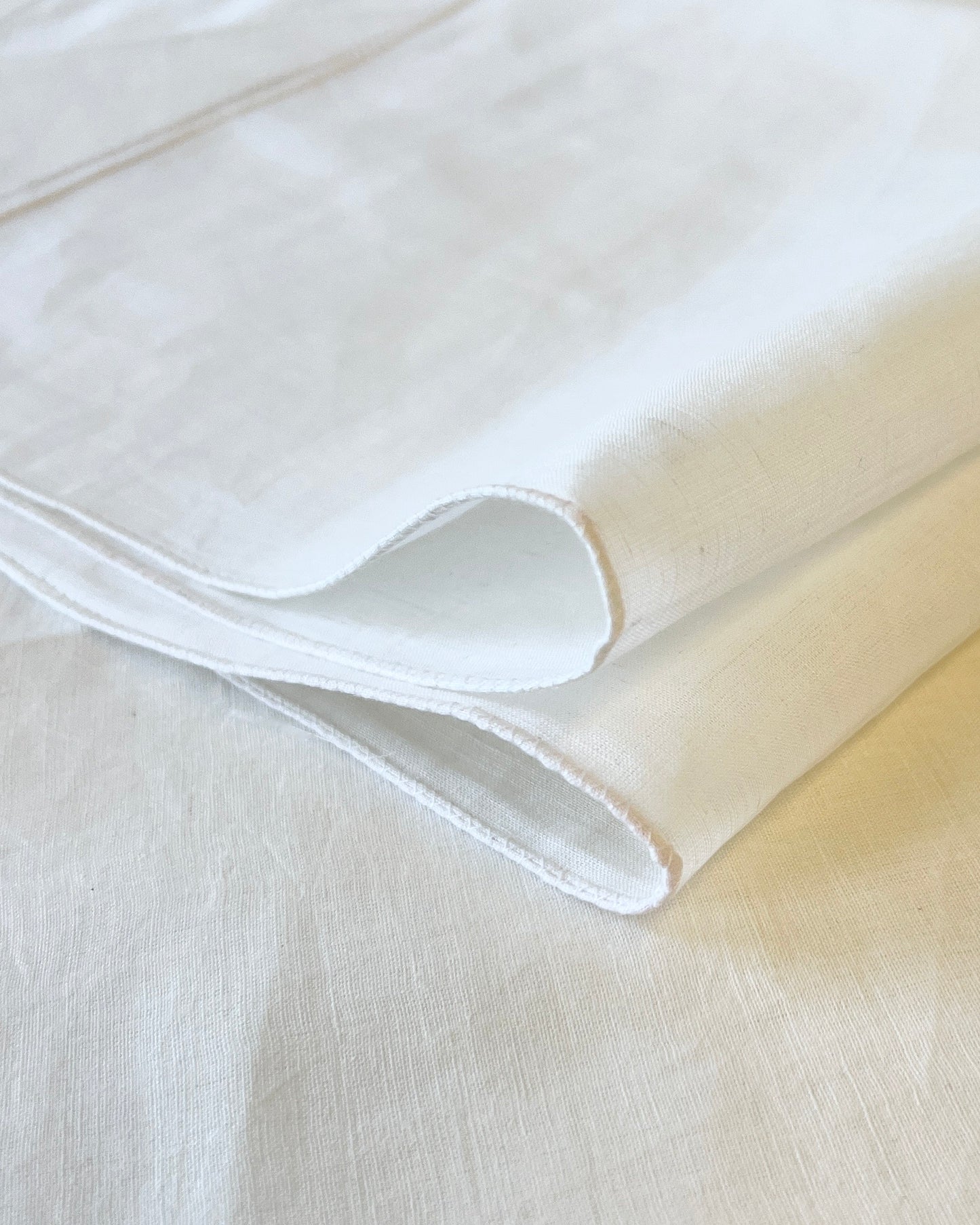 undyed cotton and linen bandana blanks