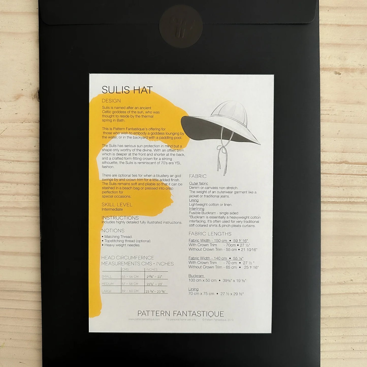 Sulis Hat Pattern