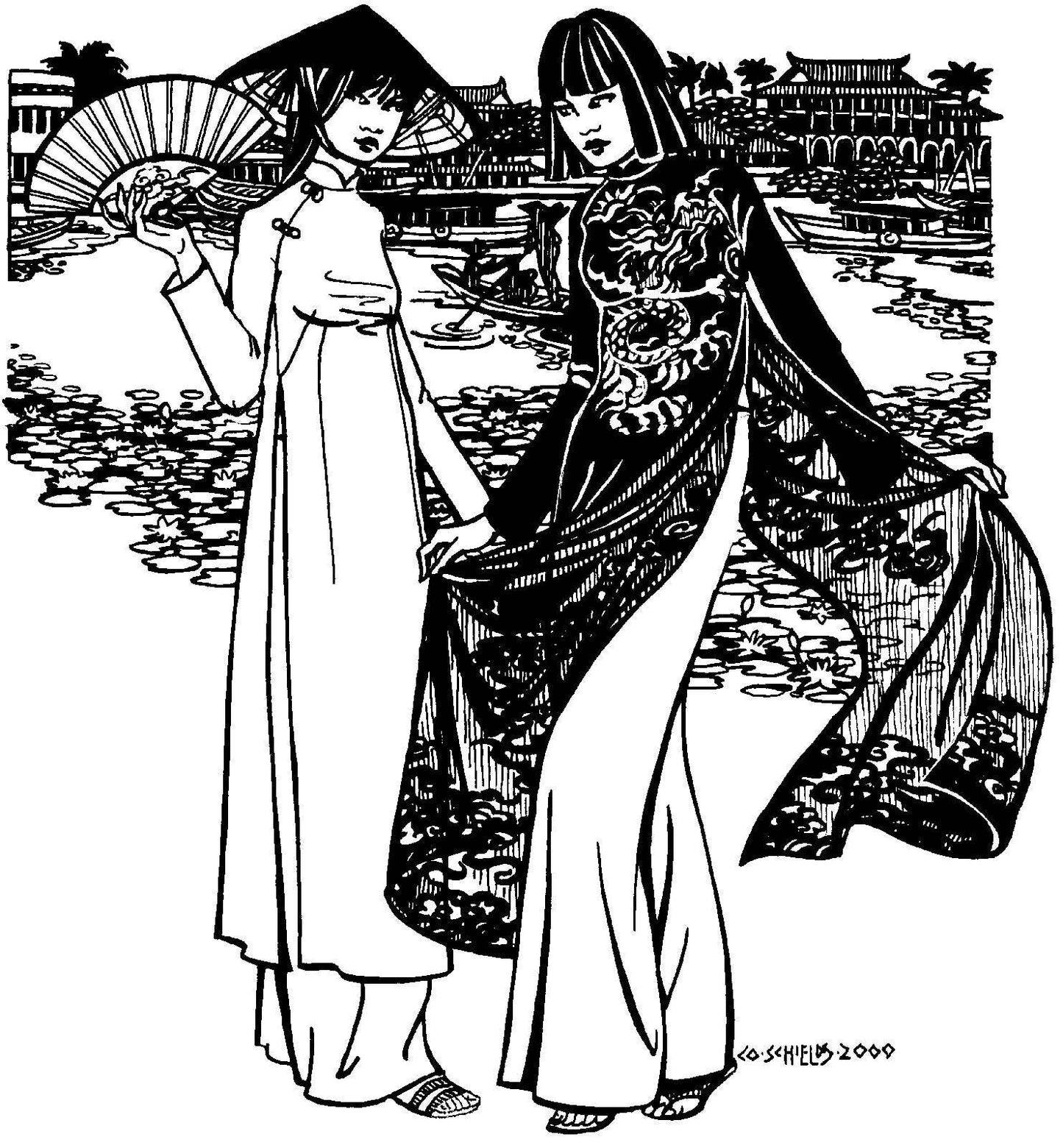139 Vietnamese Ao Dai - Sewing Pattern