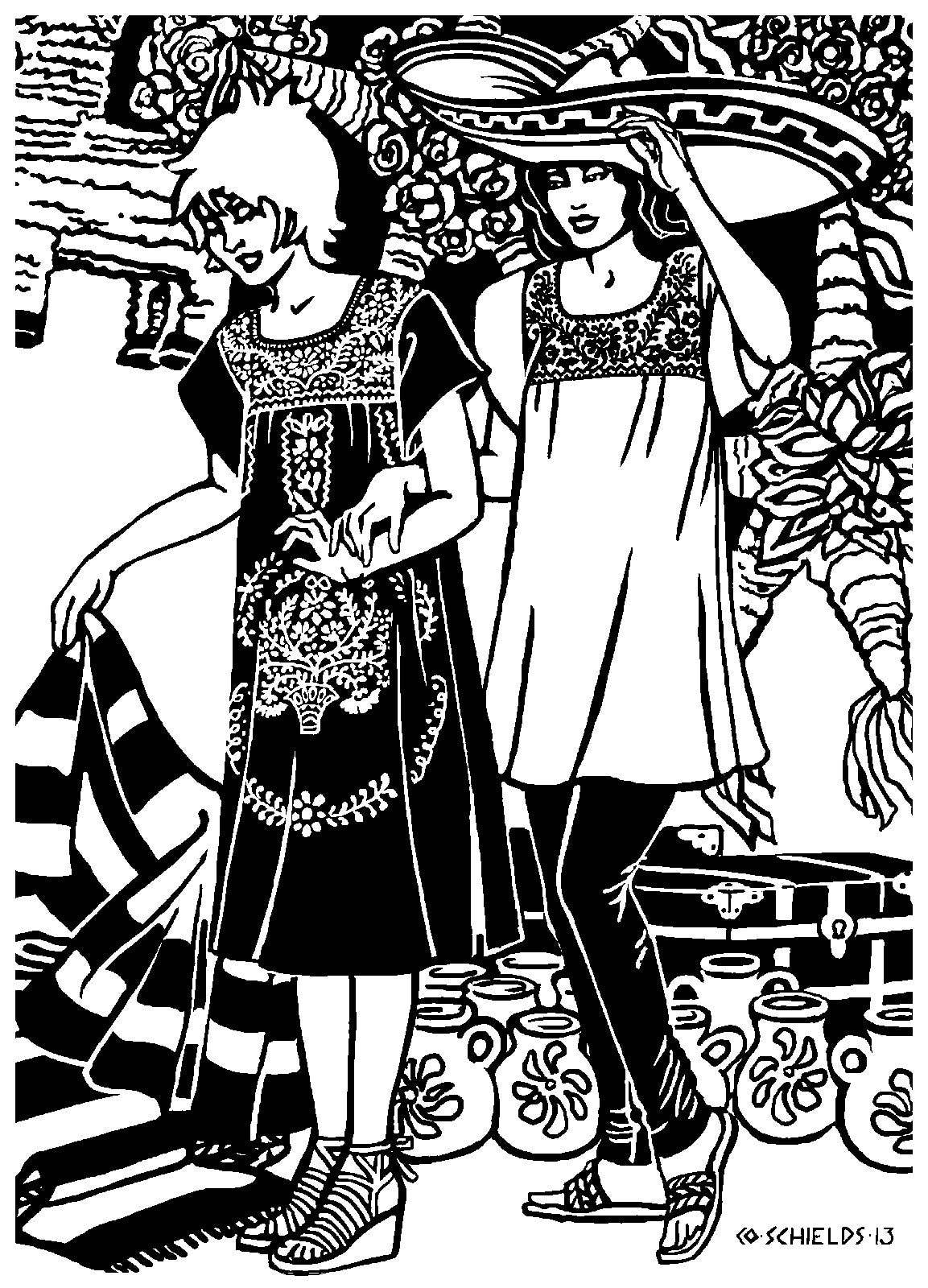 142 Old Mexico Dress Sewing Pattern