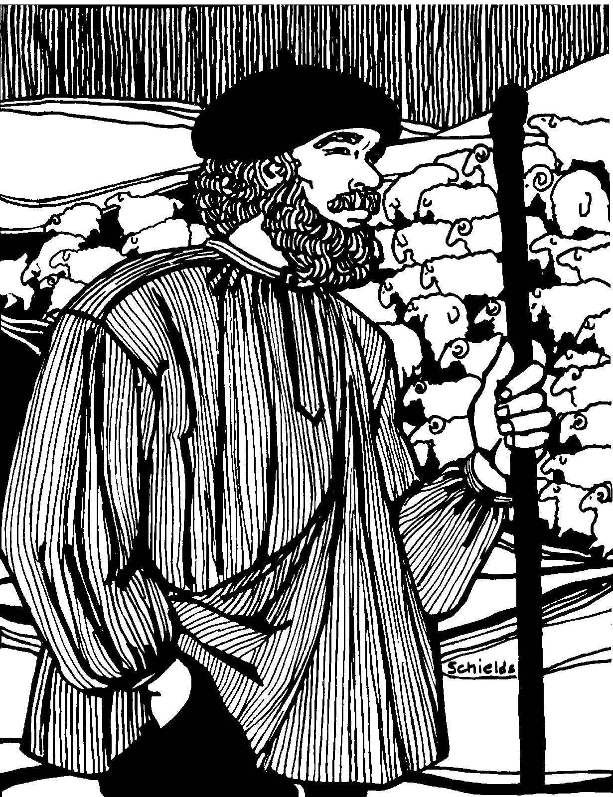 102 French Cheesemaker's Smock Sewing Pattern