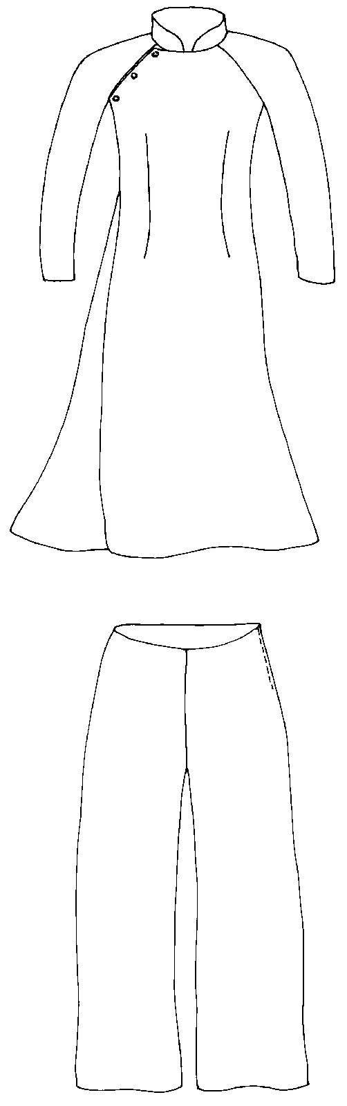 139 Vietnamese Ao Dai - Sewing Pattern
