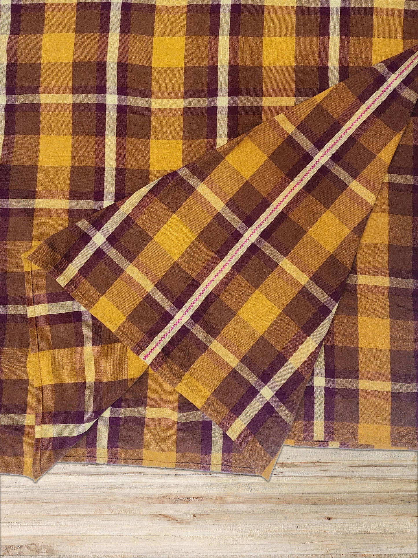Bonnie Plaid Tablecloth - Harvest