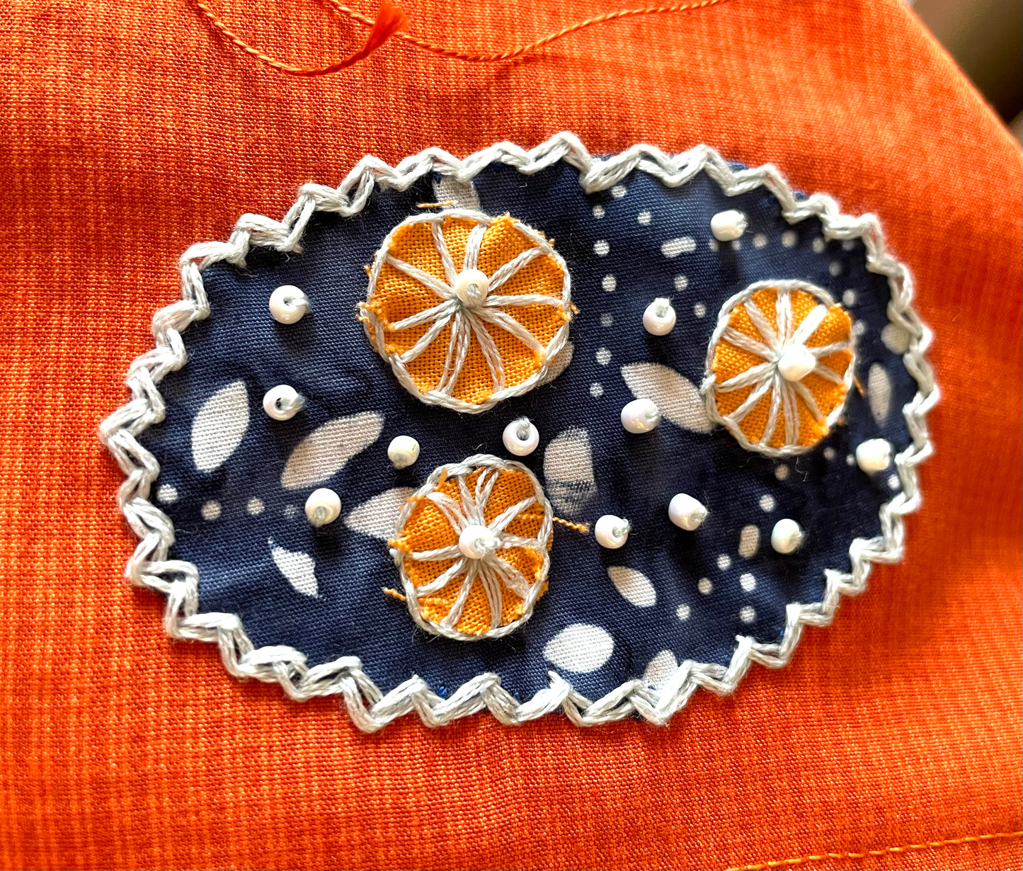 Improv Fabric Collage & Stitching Workshop____Weds: Oct 8 / Nov 5 / Dec 3, 10:30 AM to 12:30 PM