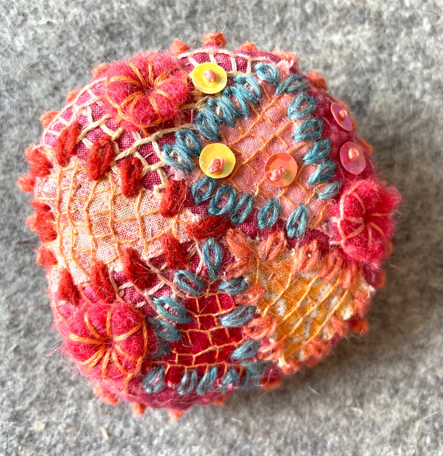 Improv Fabric Collage & Stitching Workshop____Weds: Oct 8 / Nov 5 / Dec 3, 10:30 AM to 12:30 PM