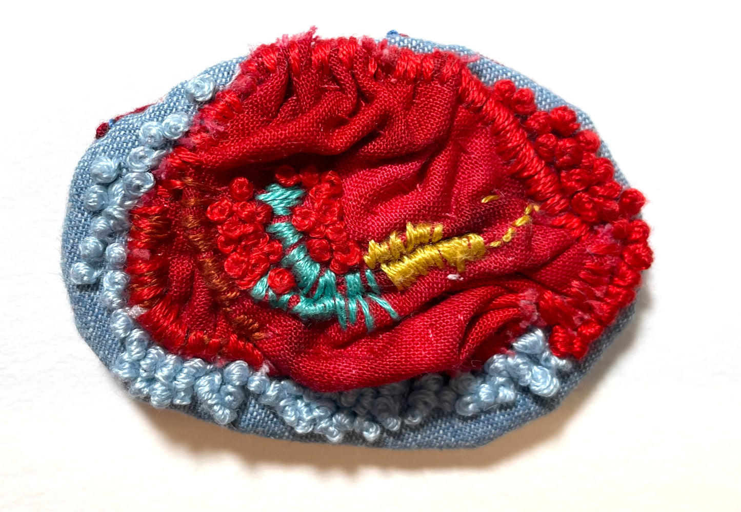 Improv Fabric Collage & Stitching Workshop____Weds: Oct 8 / Nov 5 / Dec 3, 10:30 AM to 12:30 PM