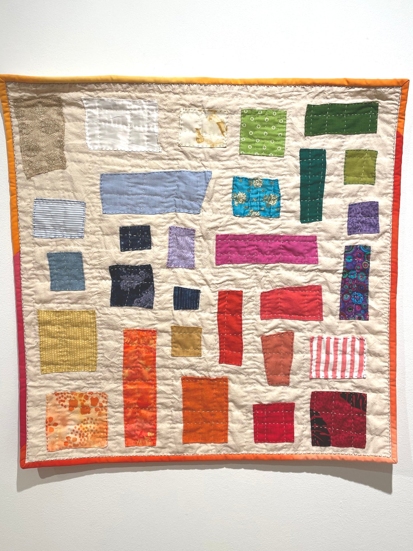Improv Fabric Collage & Stitching Workshop____Weds: Oct 8 / Nov 5 / Dec 3, 10:30 AM to 12:30 PM