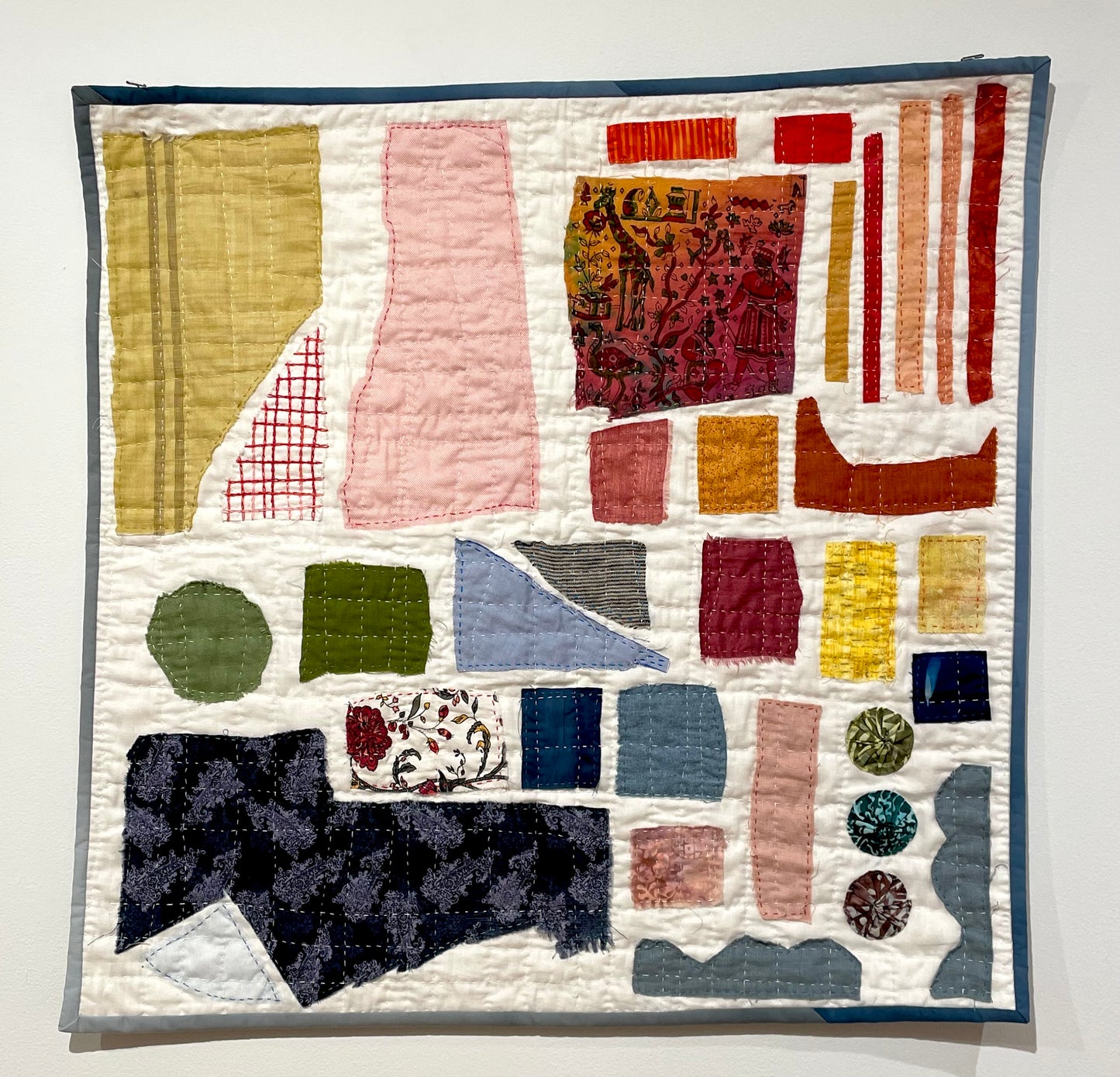 Improv Fabric Collage & Stitching Workshop____Weds: Oct 8 / Nov 5 / Dec 3, 10:30 AM to 12:30 PM