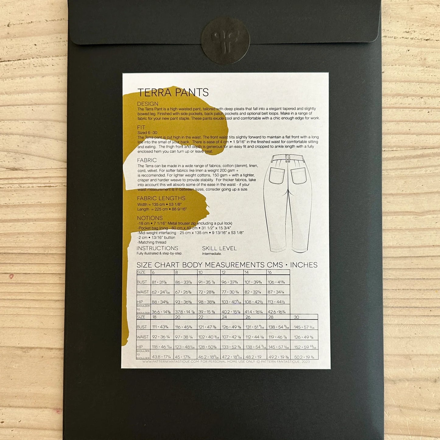 Terra Pant Pattern