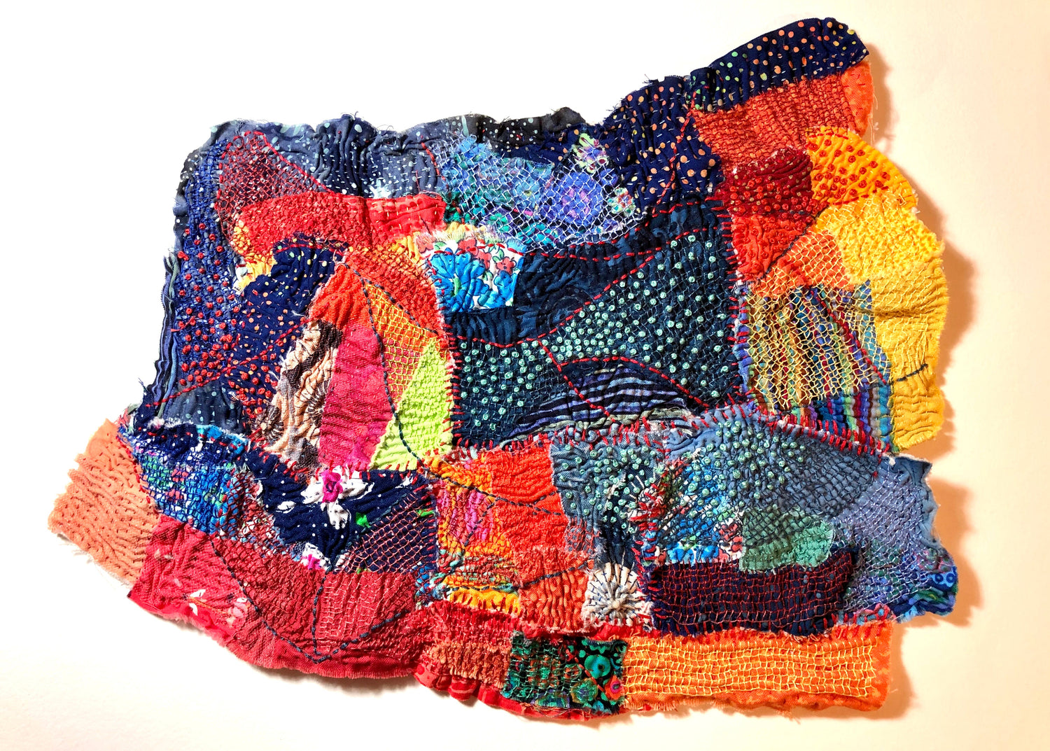 Improv Fabric Collage & Stitching Workshops