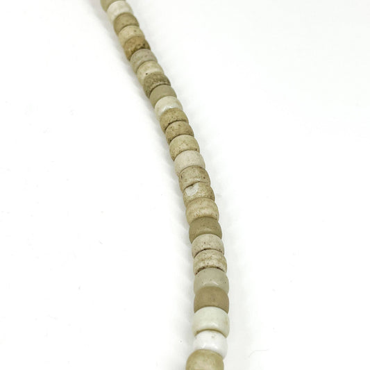 White Padre Bohemian Trade Beads