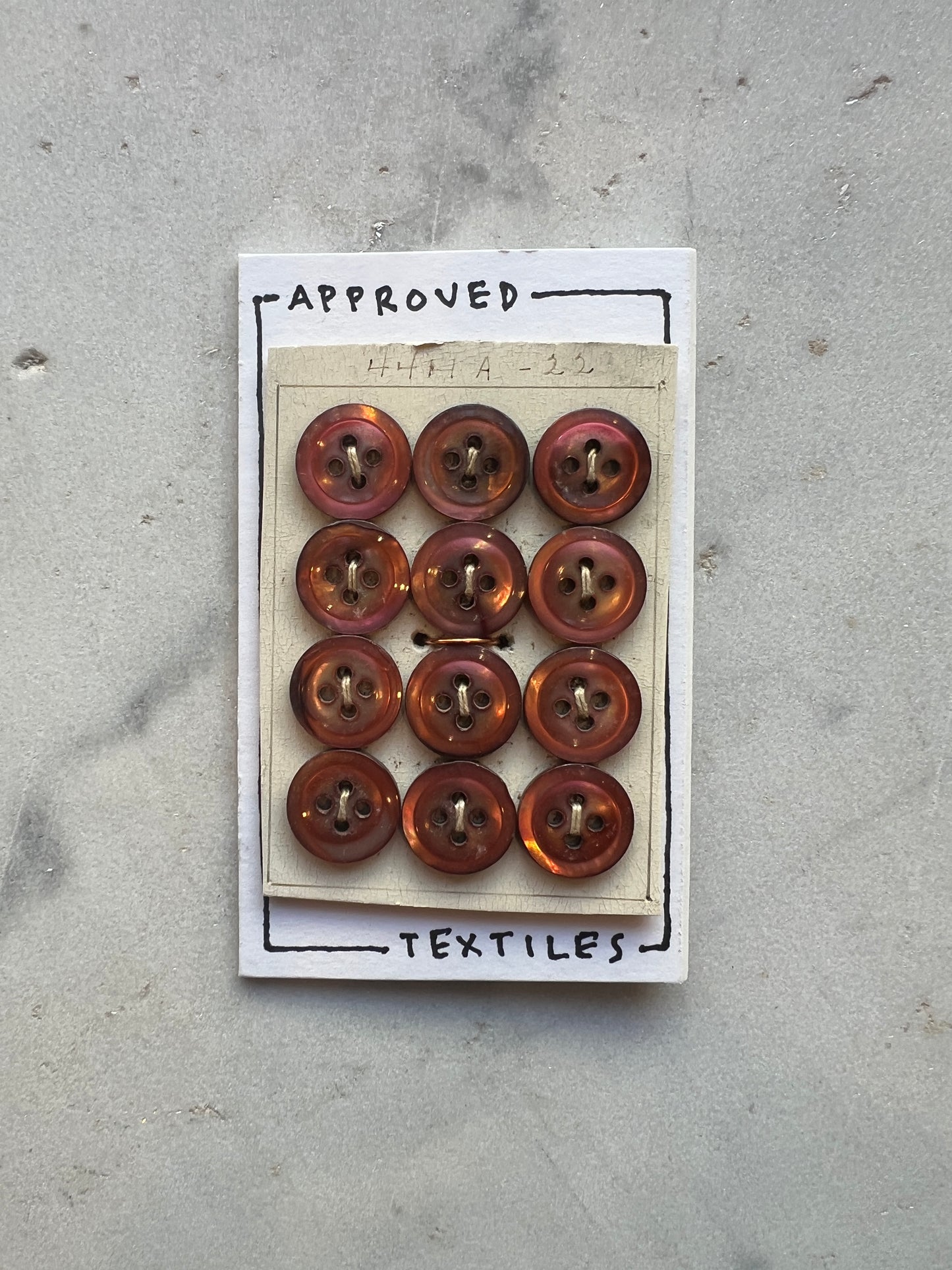 Mauve Shirt Buttons 12mm