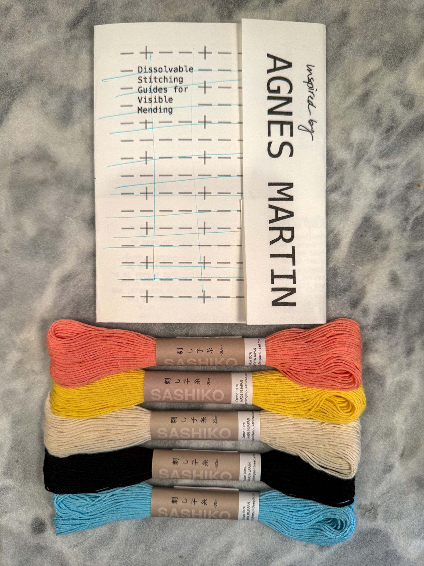 Agnes Martin: Visible Mending Transfers