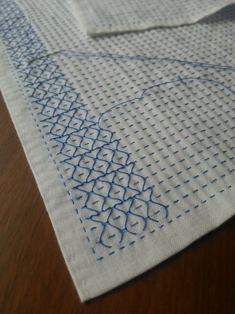 Sashiko Made Simple Class: Hana-Fukin Towels