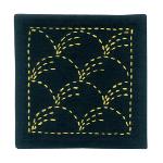 2 Coaster Sashiko Set