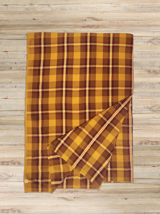 Bonnie Plaid Tablecloth - Harvest