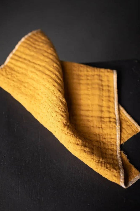 Soft Stitch Ginger & Honey Jacquard Cotton