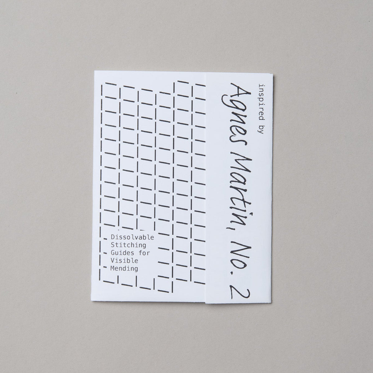 Agnes Martin No. 2: Visible Mending Transfers