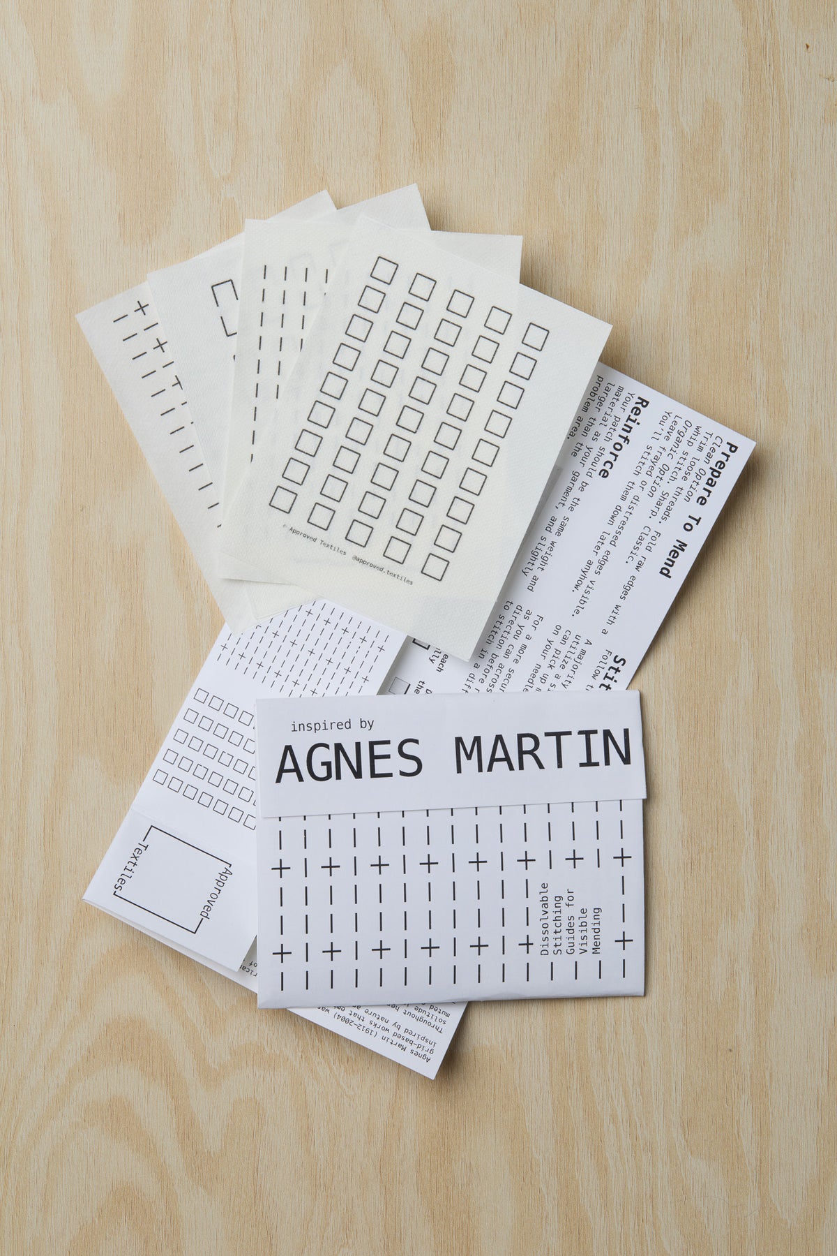 Agnes Martin: Visible Mending Transfers