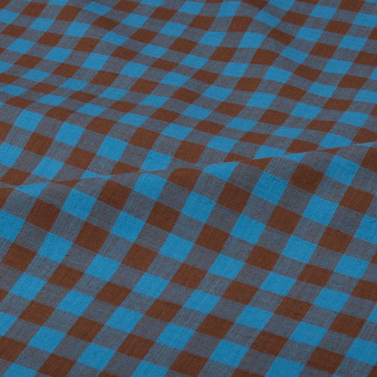 Earth and Sky cotton check