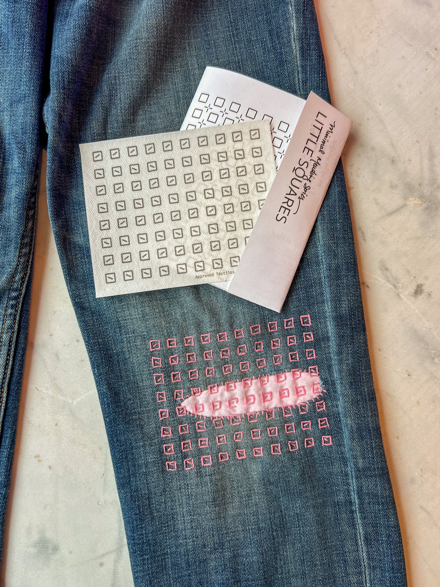 Little Squares . Minimal Mending Series