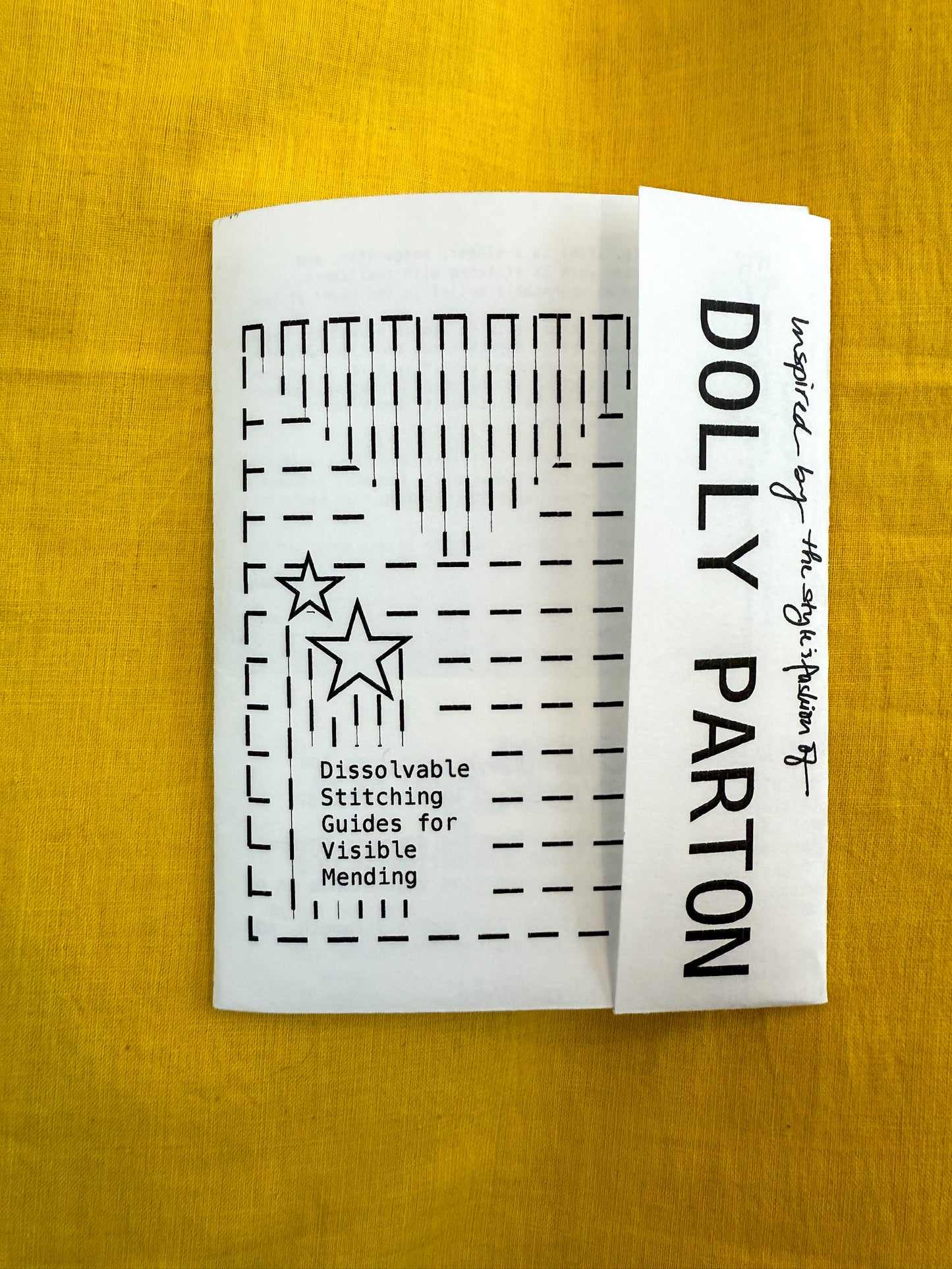 Dolly Parton's Gowns: Visible Mending Transfers