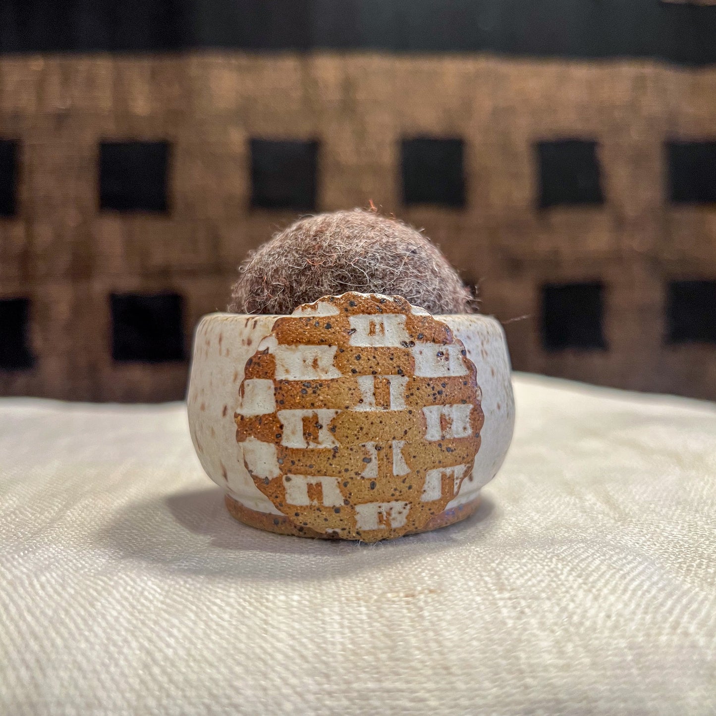 Handmade Ceramic Pin Cushion – One of a Kind