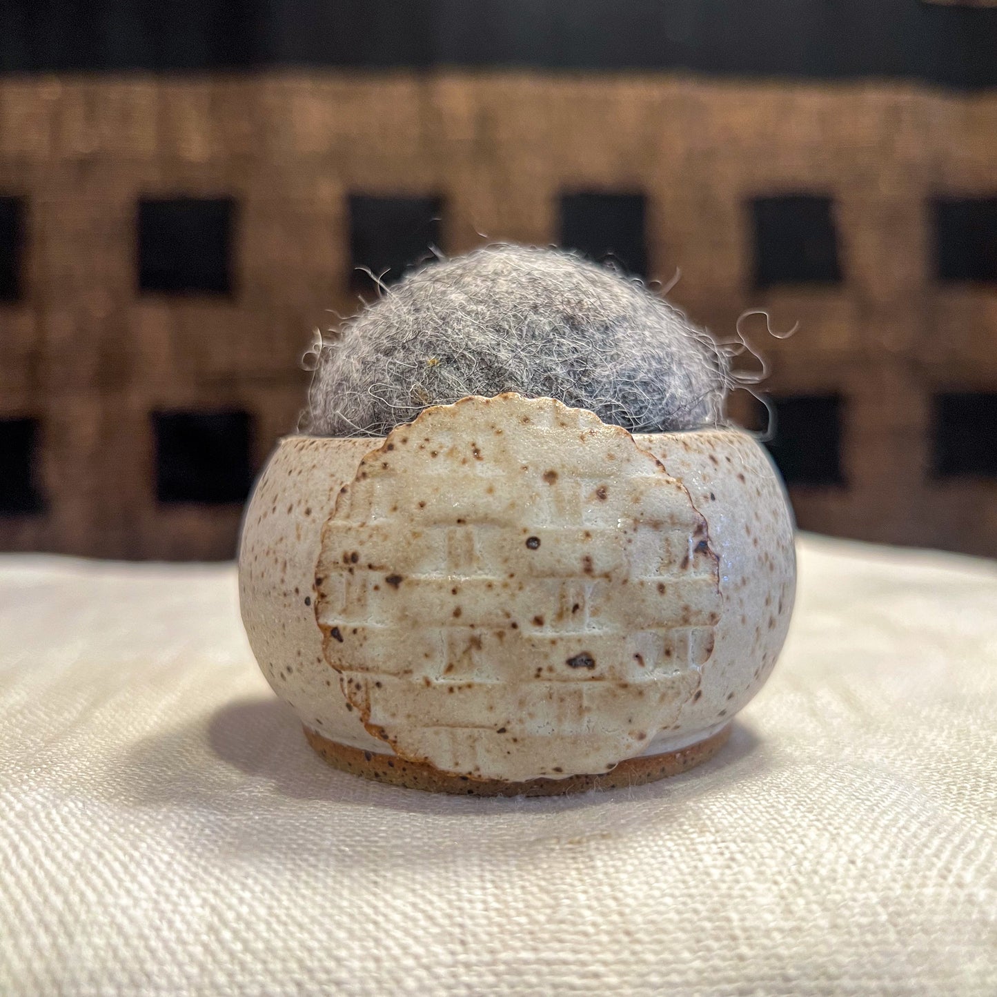 Handmade Ceramic Pin Cushion – One of a Kind