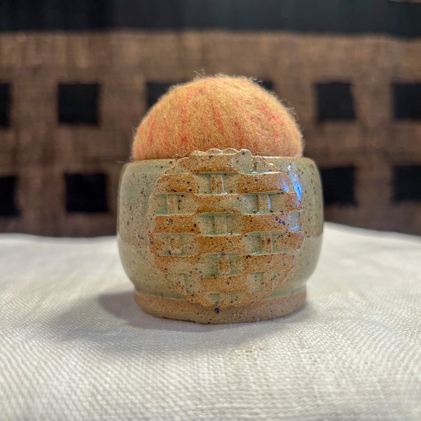 Handmade Ceramic Pin Cushion – One of a Kind