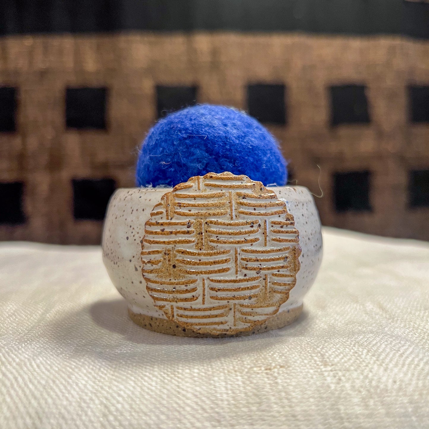 Handmade Ceramic Pin Cushion – One of a Kind