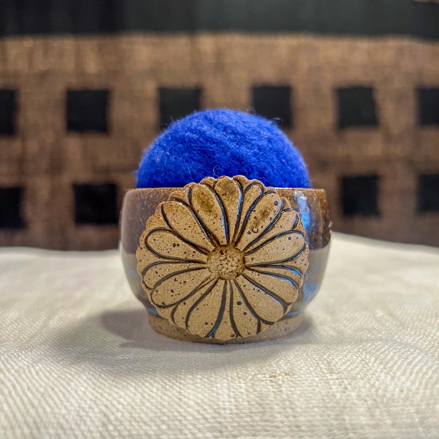 Handmade Ceramic Pin Cushion – One of a Kind