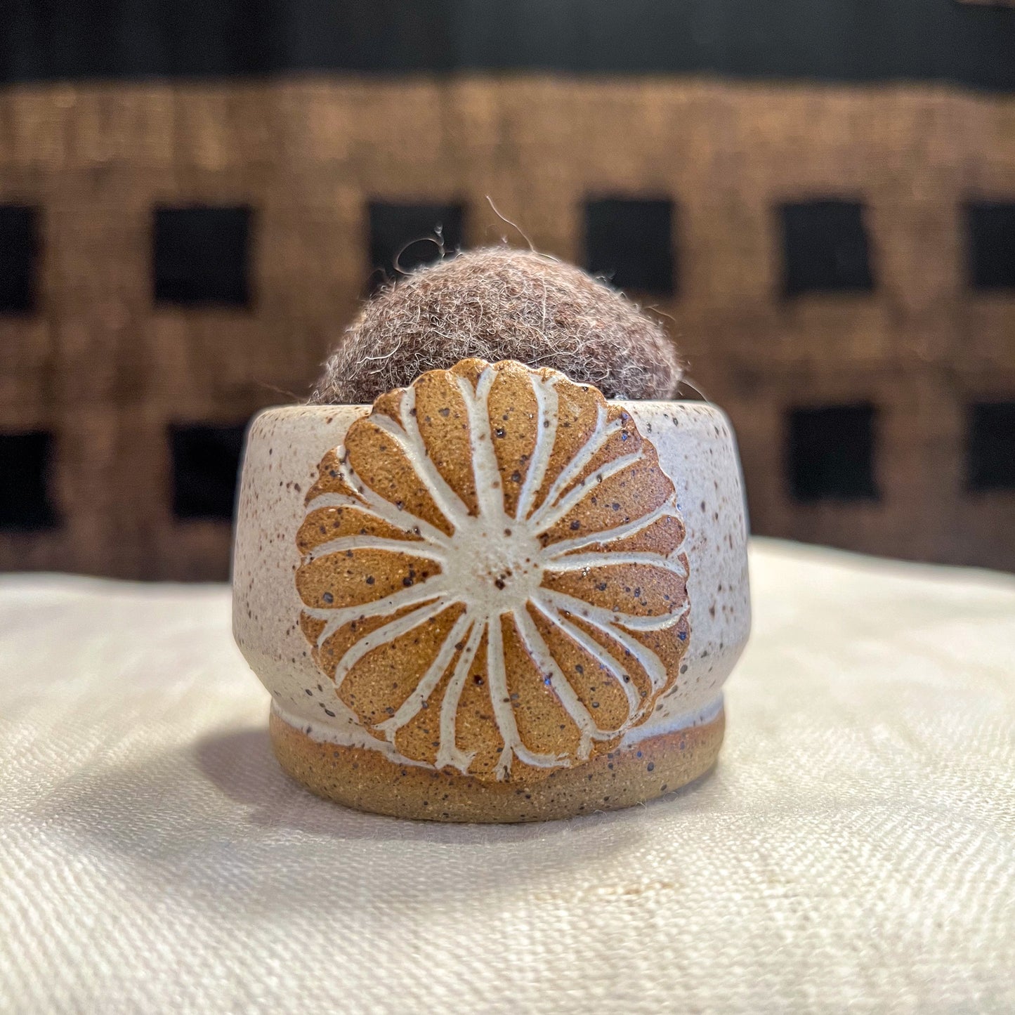 Handmade Ceramic Pin Cushion – One of a Kind